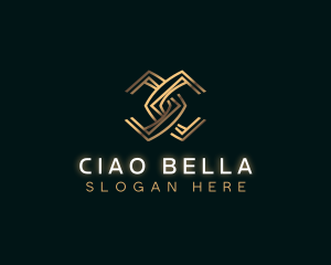 Premium Luxury Letter C logo design