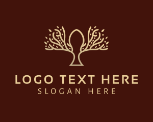 Eco Friendly - Gradient Tree Nature logo design