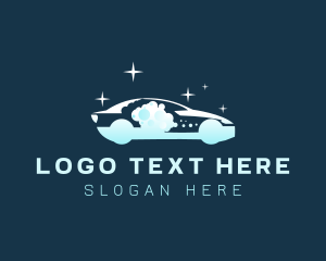 Clean - Sparkle Car Cleaning logo design