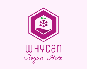Wine - Hexagon Grape Winery logo design