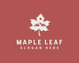 Canada Maple Mountain logo design