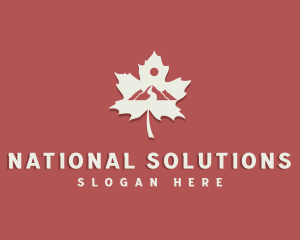 National - Canada Maple Mountain logo design