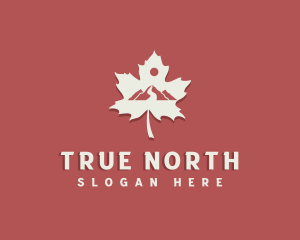 Canada Maple Mountain logo design