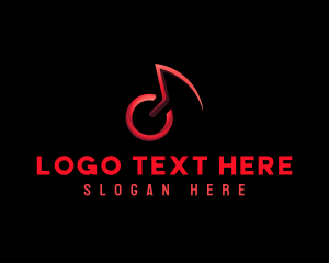 Music Producer - Music Note App logo design