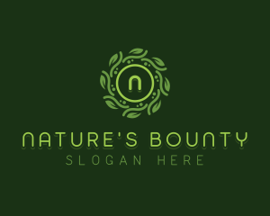 Nature Wellness Garden logo design