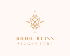 Spiritual Boho Eye logo design