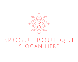 Floral Lantern Boutique logo design