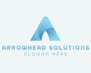 Business Brand Letter A logo design