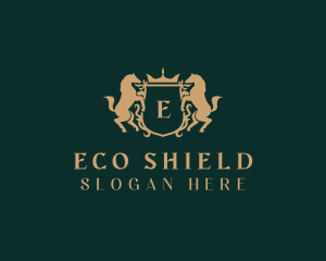 Royal Horse Shield logo design