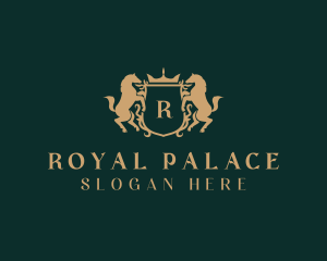 Royal Horse Shield logo design