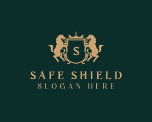 Royal Horse Shield logo design