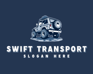 SUV Vehicle Transport logo design