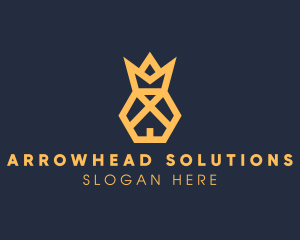 Pineapple Royal Crown logo design