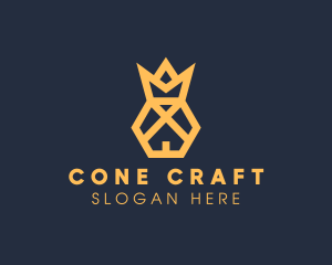 Pineapple Royal Crown logo design