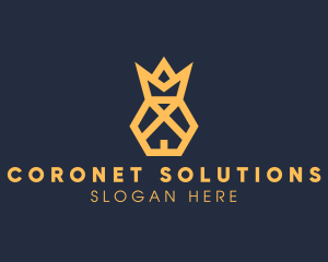 Coronet - Pineapple Royal House logo design