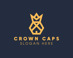 Pineapple Royal Crown logo design