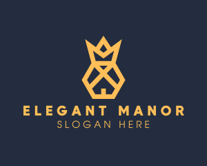 Manor - Pineapple Royal House logo design