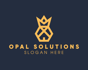 Pineapple Royal Crown logo design