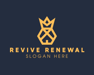 Pineapple Royal Crown logo design