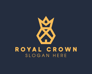 Royal - Pineapple Royal House logo design