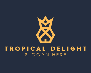 Pineapple - Pineapple Royal House logo design