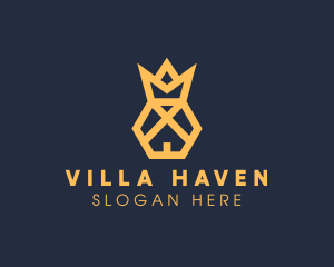 Villa - Pineapple Royal House logo design