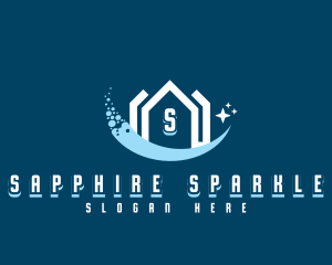 Sparkling Clean House logo design