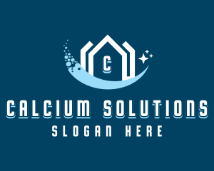 Sparkling Clean House logo design