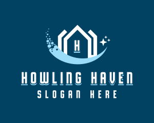 Sparkling Clean House logo design