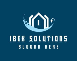 Sparkling Clean House logo design