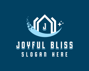 Sparkling Clean House logo design