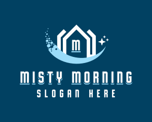 Sparkling Clean House logo design