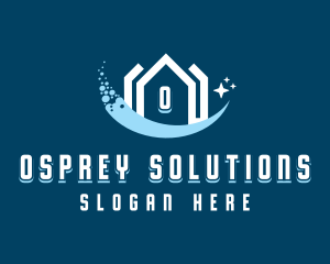 Sparkling Clean House logo design