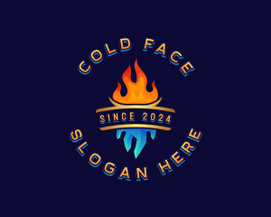 Heat Cold Ventilation logo design