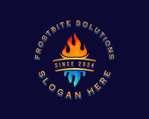 Freeze - Heat Cold Ventilation logo design