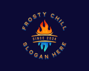 Cold - Heat Cold Ventilation logo design