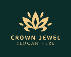 Jewel Flower Crown logo design