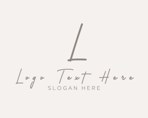 Cursive Elegant Boutique logo design