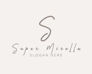 Cursive Elegant Boutique Logo