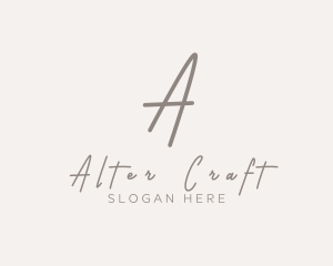 Cursive Elegant Boutique logo design