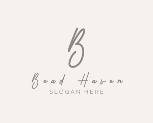 Cursive Elegant Boutique logo design