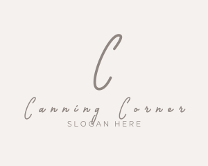 Cursive Elegant Boutique logo design