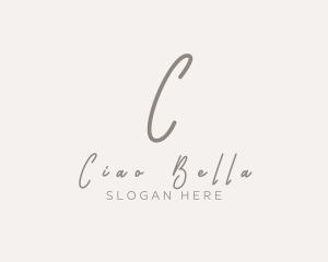 Cursive Elegant Boutique logo design