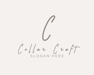 Cursive Elegant Boutique logo design