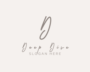 Cursive Elegant Boutique logo design