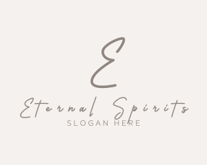 Cursive Elegant Boutique logo design