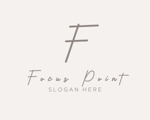 Cursive Elegant Boutique logo design