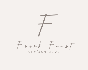 Cursive Elegant Boutique logo design