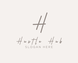 Cursive Elegant Boutique logo design