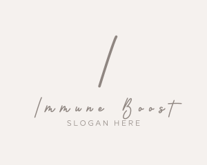 Cursive Elegant Boutique logo design